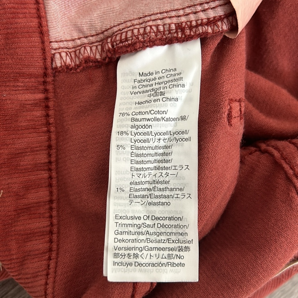 Madewell Red Boot Cut Pants - Picture 7 of 7